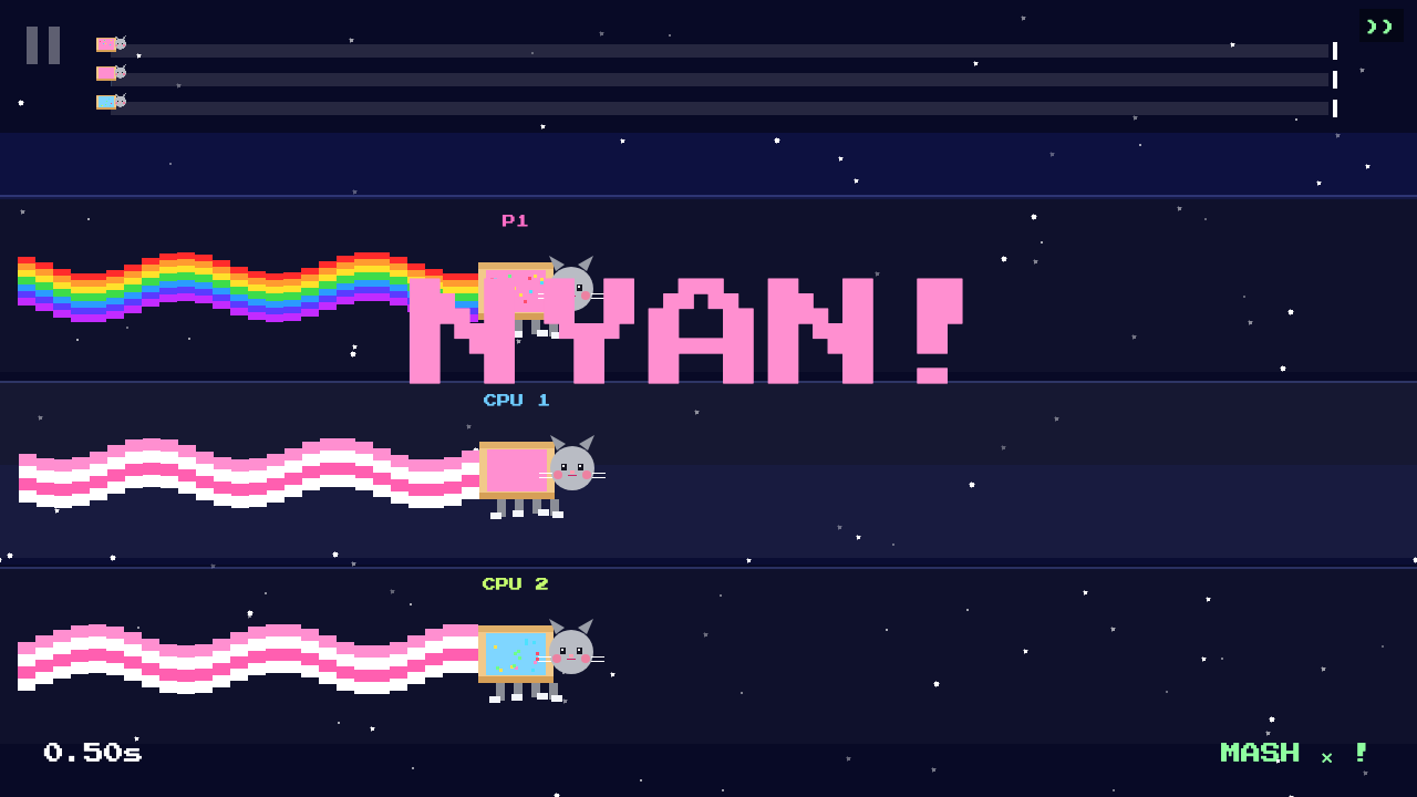 NYAN CAT RACING gameplay