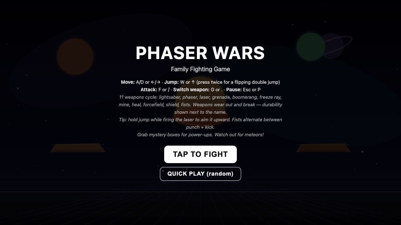 PHASER WARS