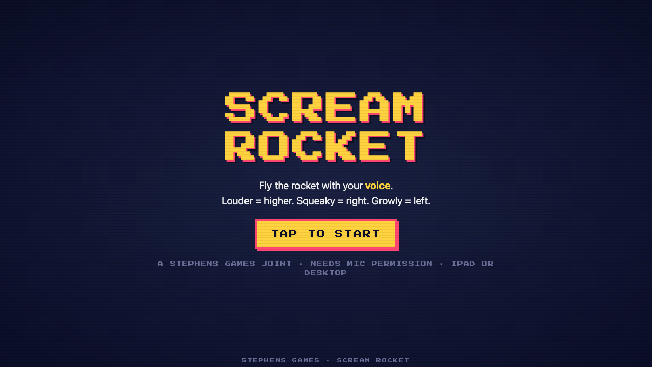 SCREAM ROCKET gameplay
